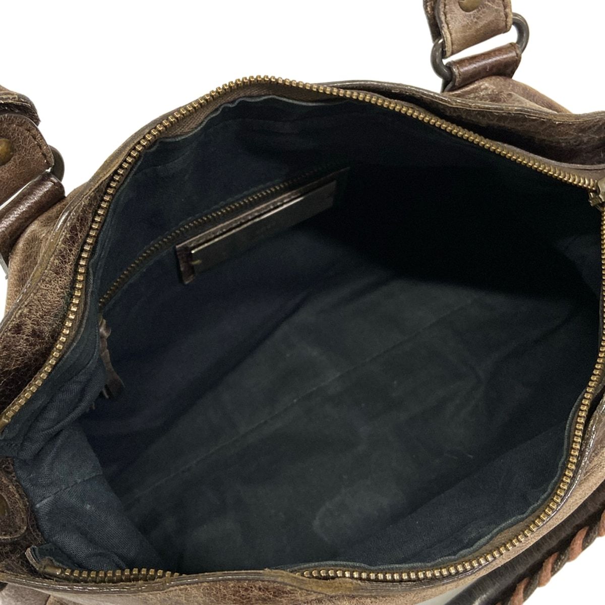Balenciaga Handbag the Fast Dark Brown Leather — view 7