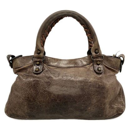 Balenciaga Handbag the Fast Dark Brown Leather — view 3