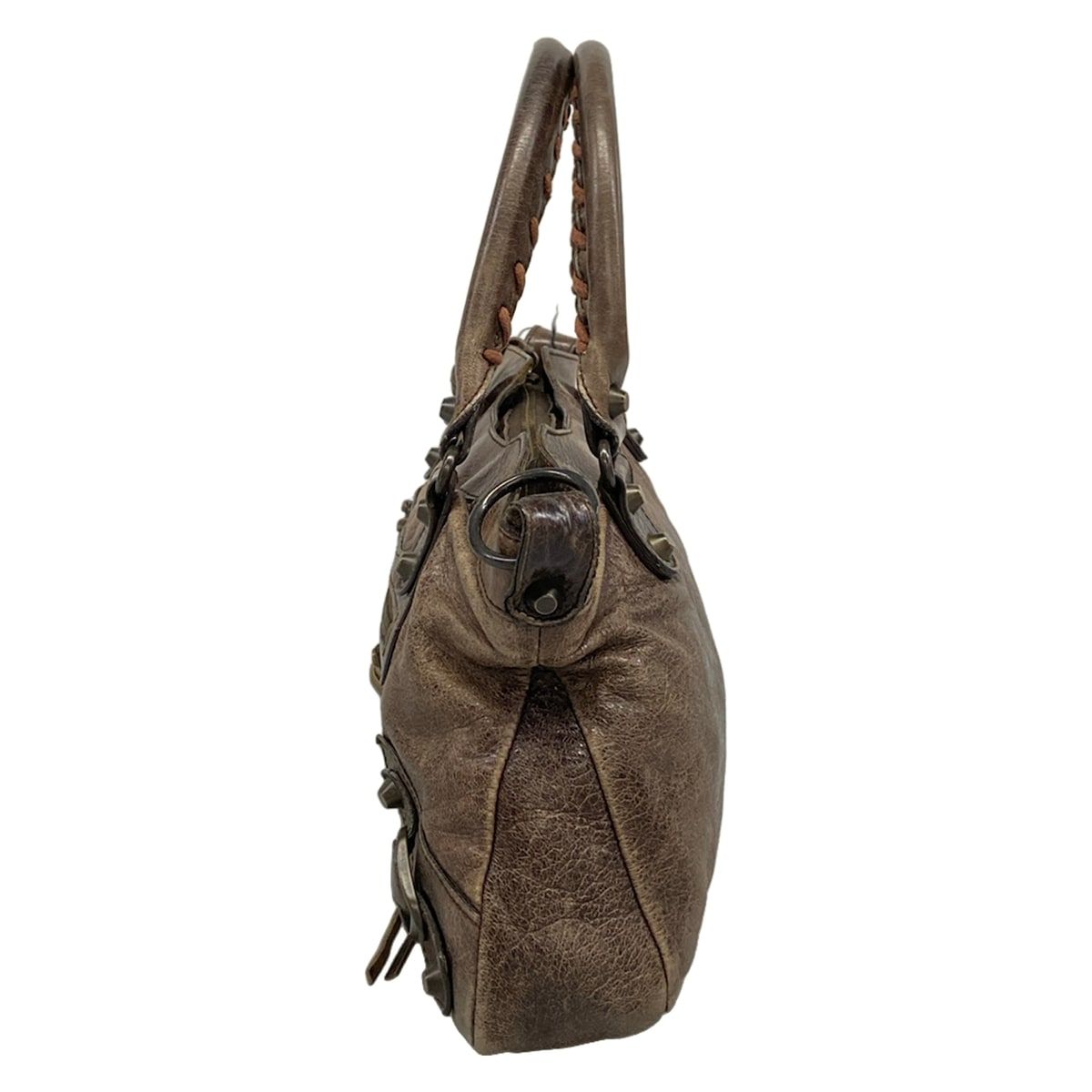 Balenciaga Handbag the Fast Dark Brown Leather — view 4