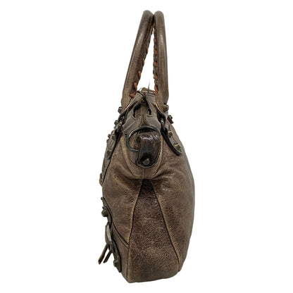 Balenciaga Handbag the Fast Dark Brown Leather — view 4