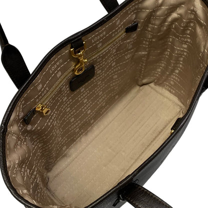 Loewe Tote Heritage Dark Brown Leather — view 7