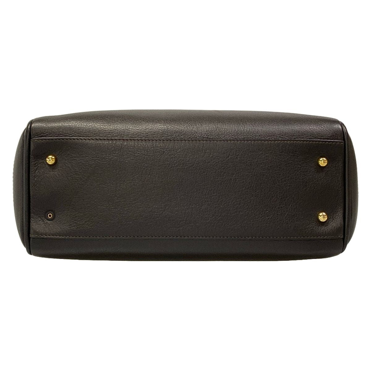 Loewe Tote Heritage Dark Brown Leather — view 5