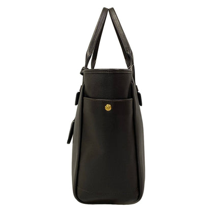 Loewe Tote Heritage Dark Brown Leather — view 4