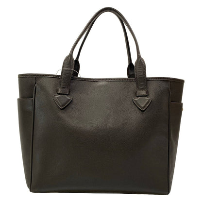Loewe Tote Heritage Dark Brown Leather — view 3