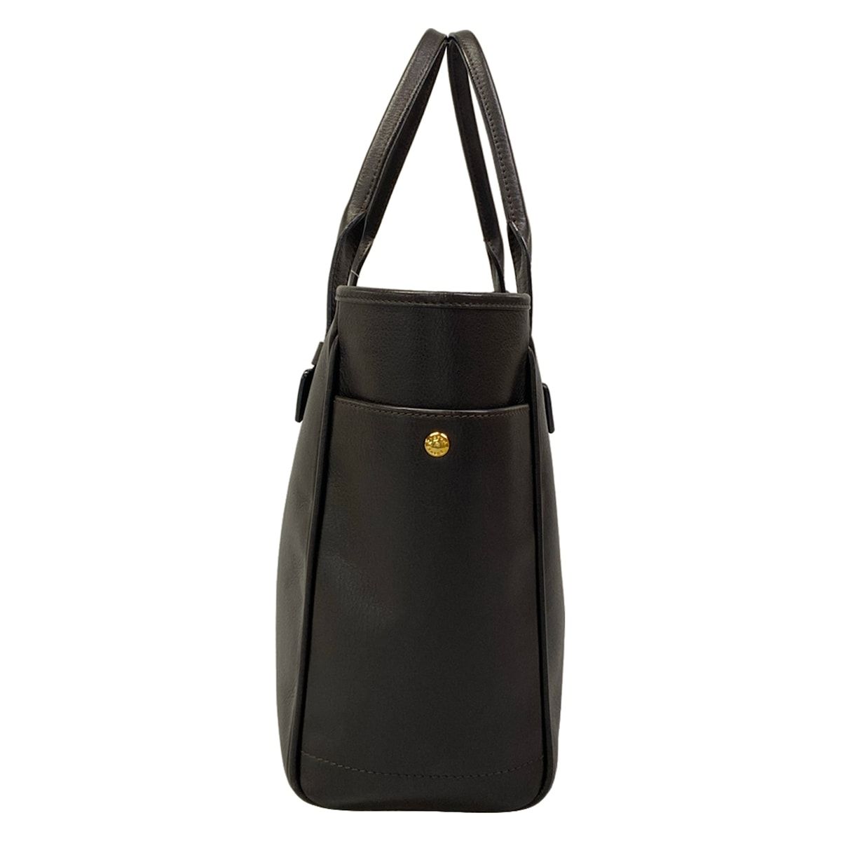 Loewe Tote Heritage Dark Brown Leather — view 2