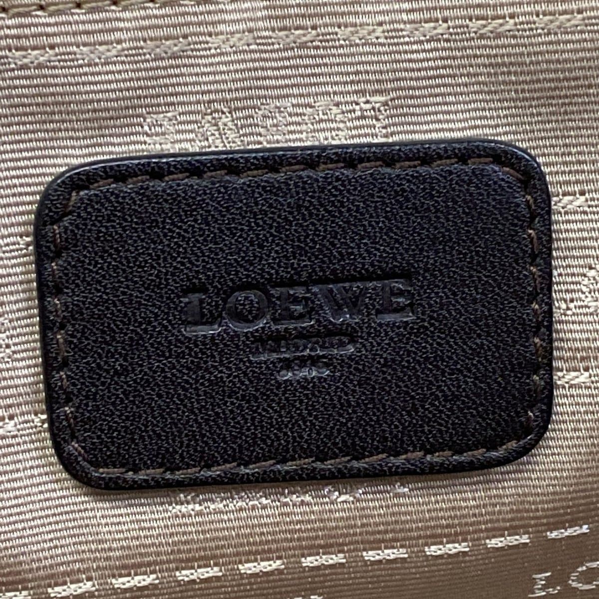 Loewe Tote Heritage Dark Brown Leather — view 8