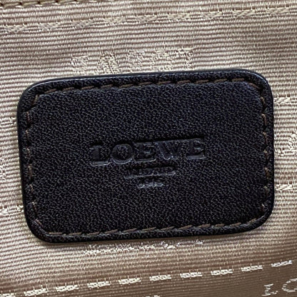 Loewe Tote Heritage Dark Brown Leather — view 8