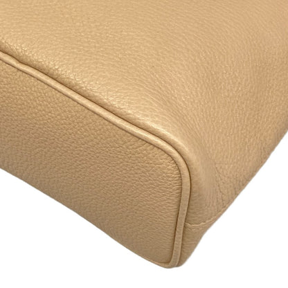 Prada Shoulder Bag Beige Leather — view 6