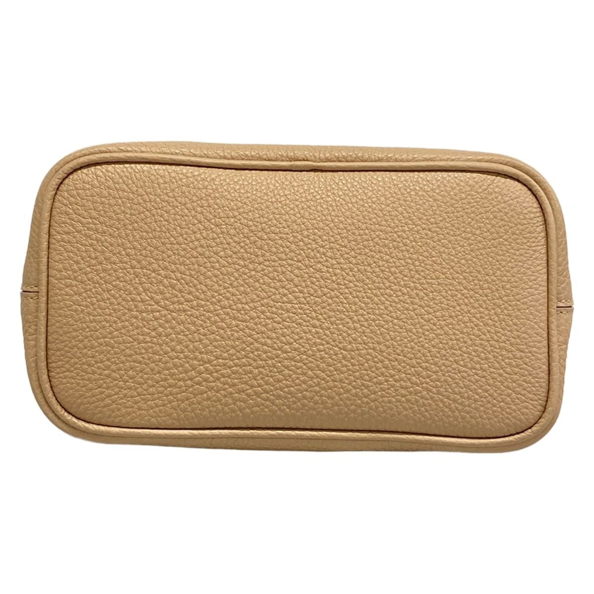 Prada Shoulder Bag Beige Leather — view 5