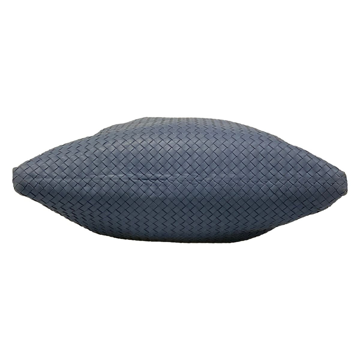 Bottega Veneta Handbag Intrecciato Blue Gray Leather — view 5