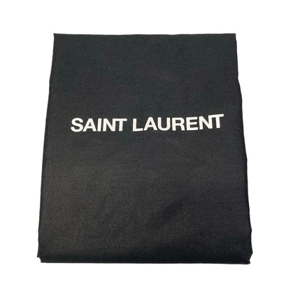 Saint Laurent Paris Tote Manhattan Ivory Black Leather — view 8
