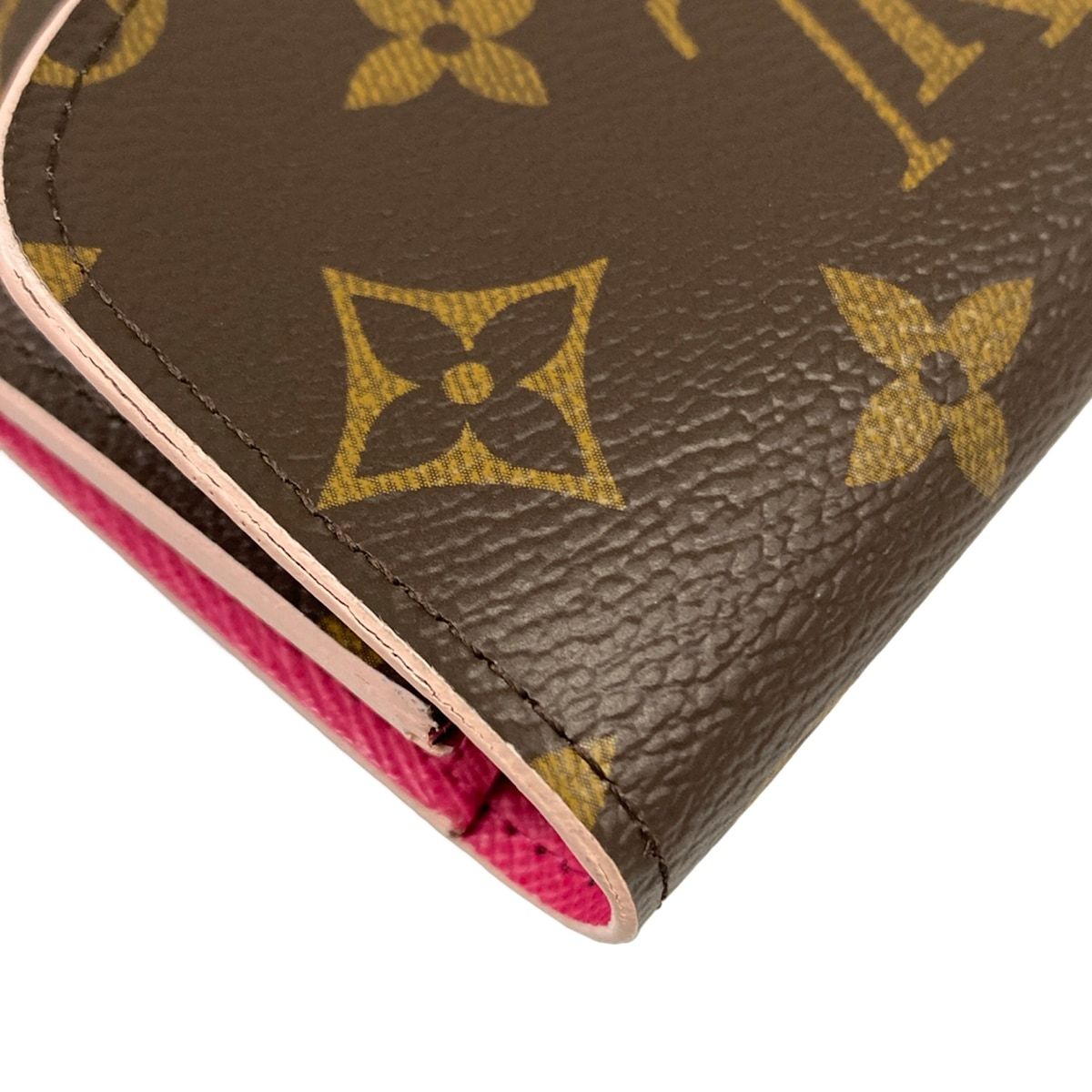 Louis Vuitton Wallet Blue Ming Flower Collection Portefeuille Emily Hot Pink — view 8