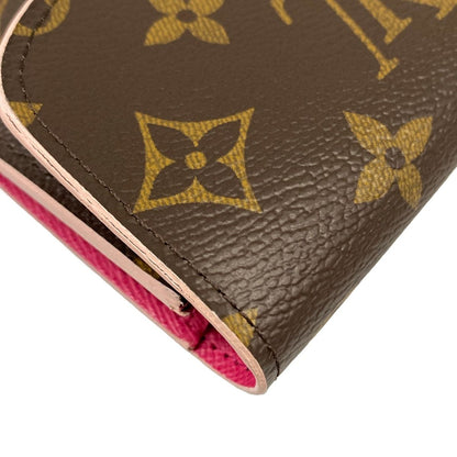 Louis Vuitton Wallet Blue Ming Flower Collection Portefeuille Emily Hot Pink — view 8