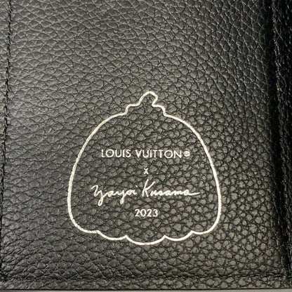 Louis Vuitton Trifold Wallet Yayoi Kusama LV YK Portefeuille Victorine Noir — view 4