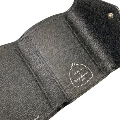 Louis Vuitton Trifold Wallet Yayoi Kusama LV YK Portefeuille Victorine Noir — view 3