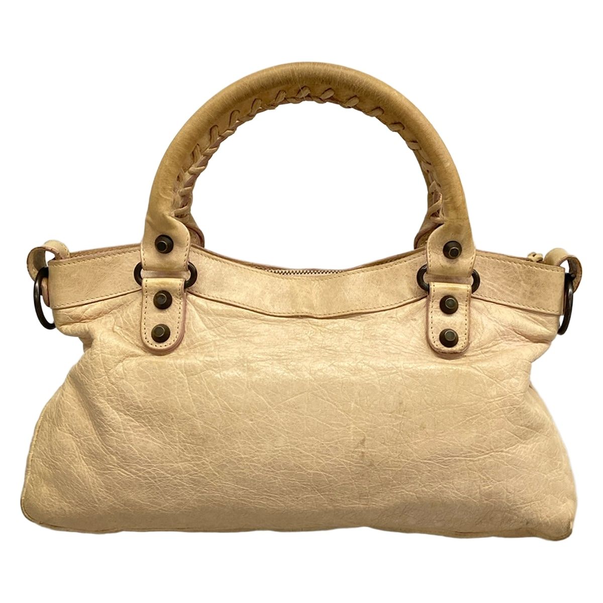 Balenciaga Handbag the Fast Beige Leather — view 3