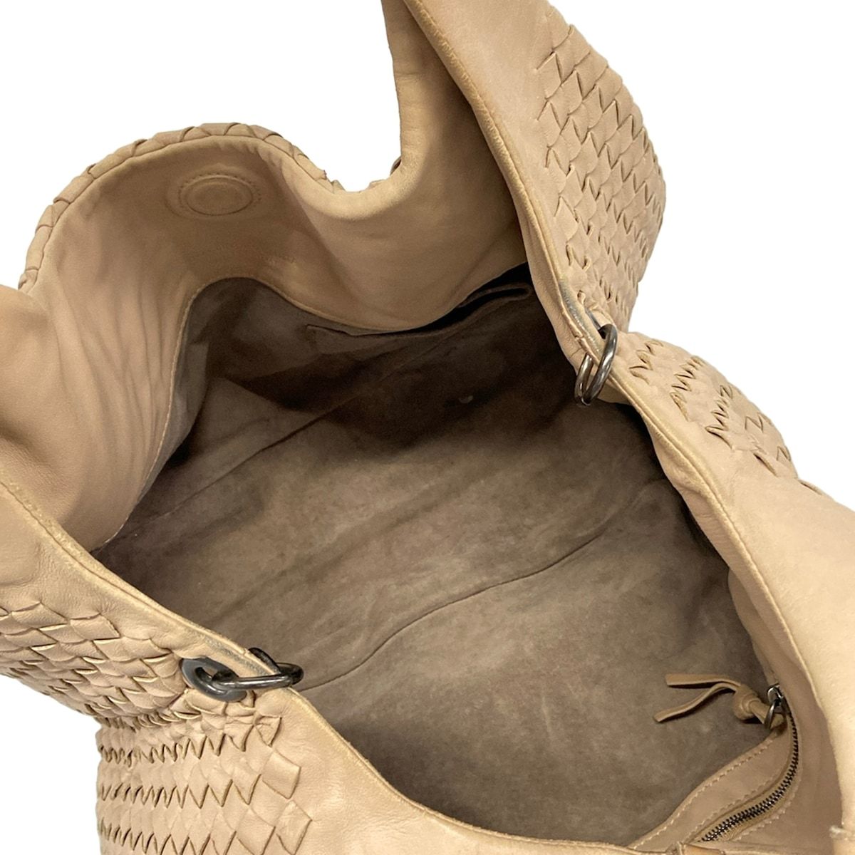 Bottega Veneta Tote Midi Amcampana Beige Leather — view 9