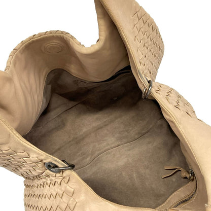 Bottega Veneta Tote Midi Amcampana Beige Leather — view 9