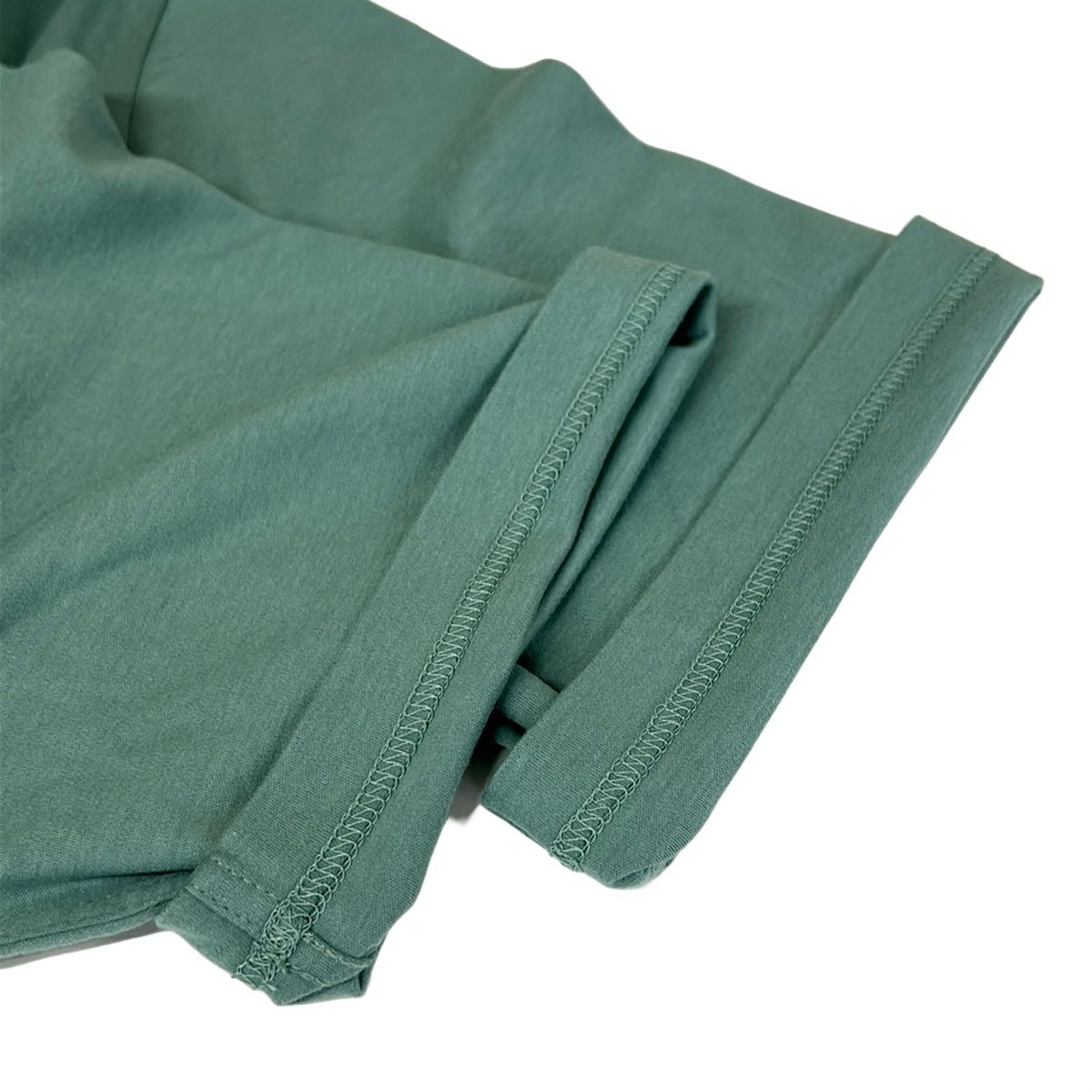 Hermes Short Sleeve T-Shirt S Light Green Black Crew Neck Cotton — view 6