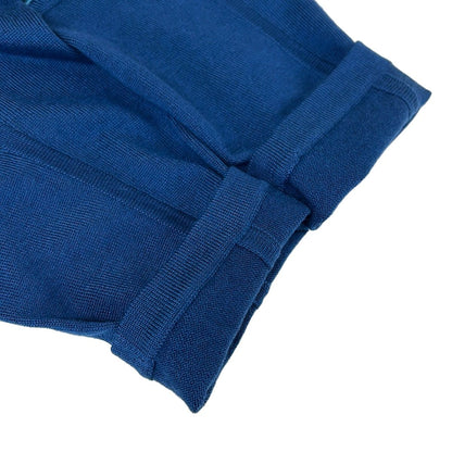 Hermes Dress 36 S Navy Ivory Light Blue Crew Neck Long Sleeve Long Dies Et Hore — view 7