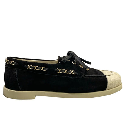 Chanel Shoes 36.5 C Black Chain Cruise Collection Show — view 4