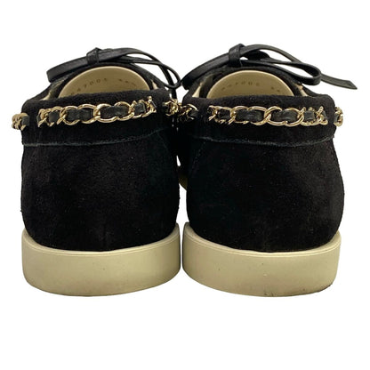 Chanel Shoes 36.5 C Black Chain Cruise Collection Show — view 6