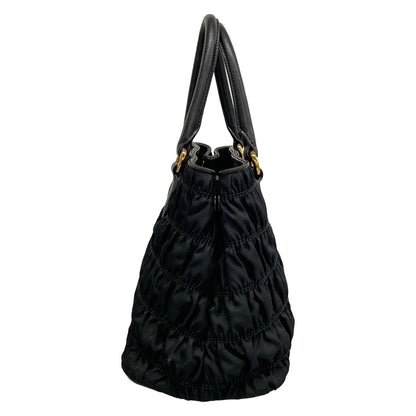 Prada Handbag Gather Bag Black — view 4