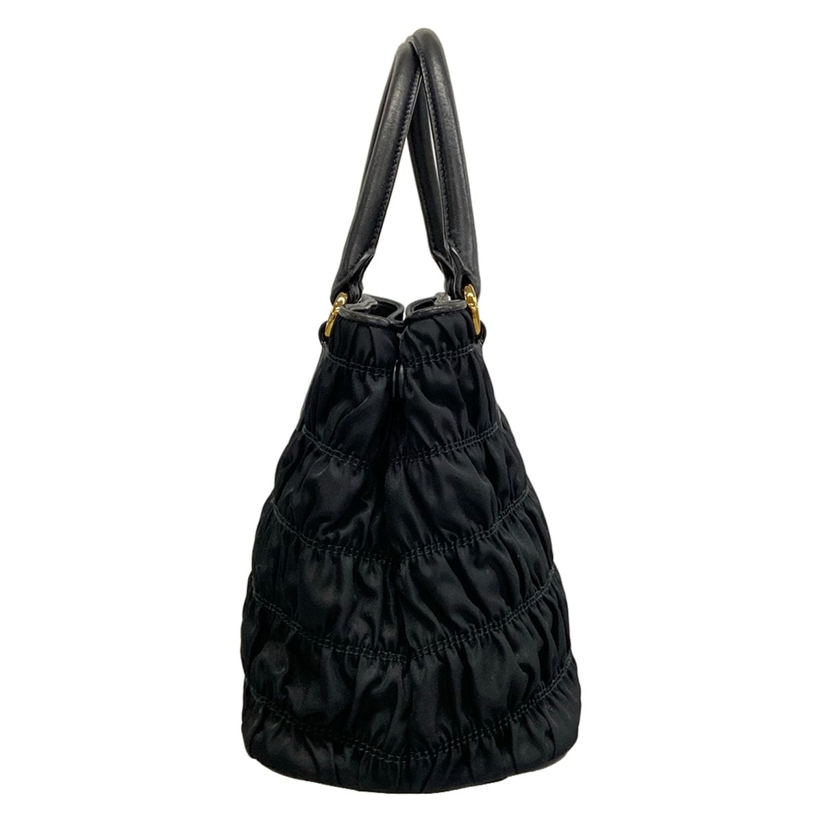 Prada Handbag Gather Bag Black — view 2