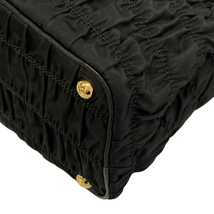 Prada Handbag Gather Bag Black — view 6