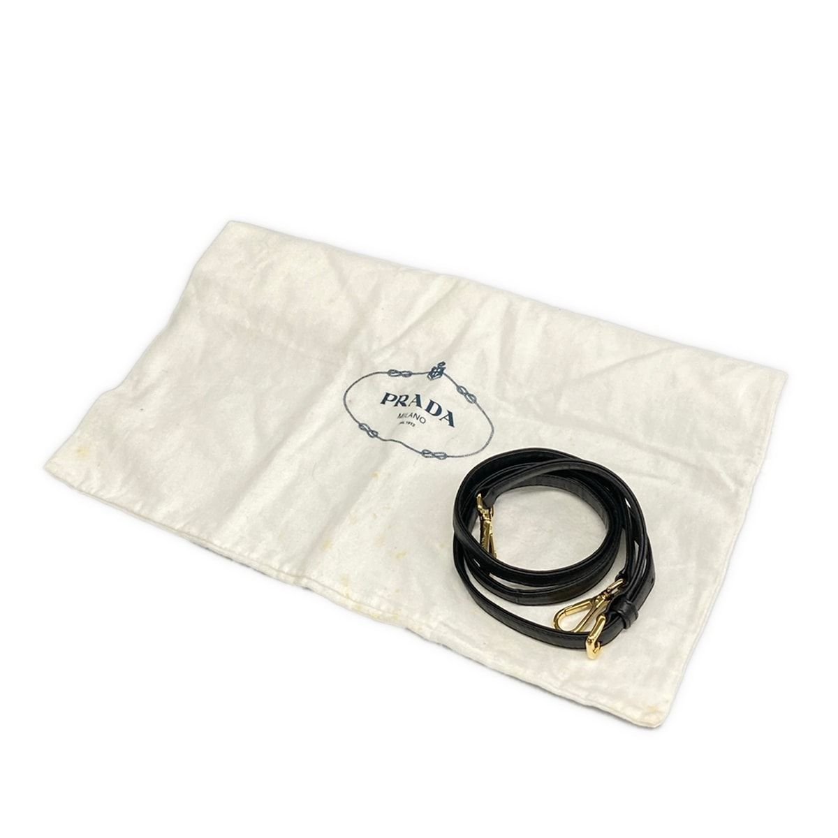 Prada Handbag Gather Bag Black — view 8