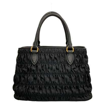 Prada Handbag Gather Bag Black — view 3