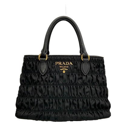 Prada Handbag Gather Bag Black