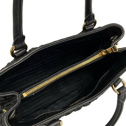 Prada Handbag Gather Bag Black — view 7