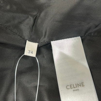 Celine Jacket 34 S Dark Navy Ivory Long Sleeve Autumn Winter Cashmere — view 5