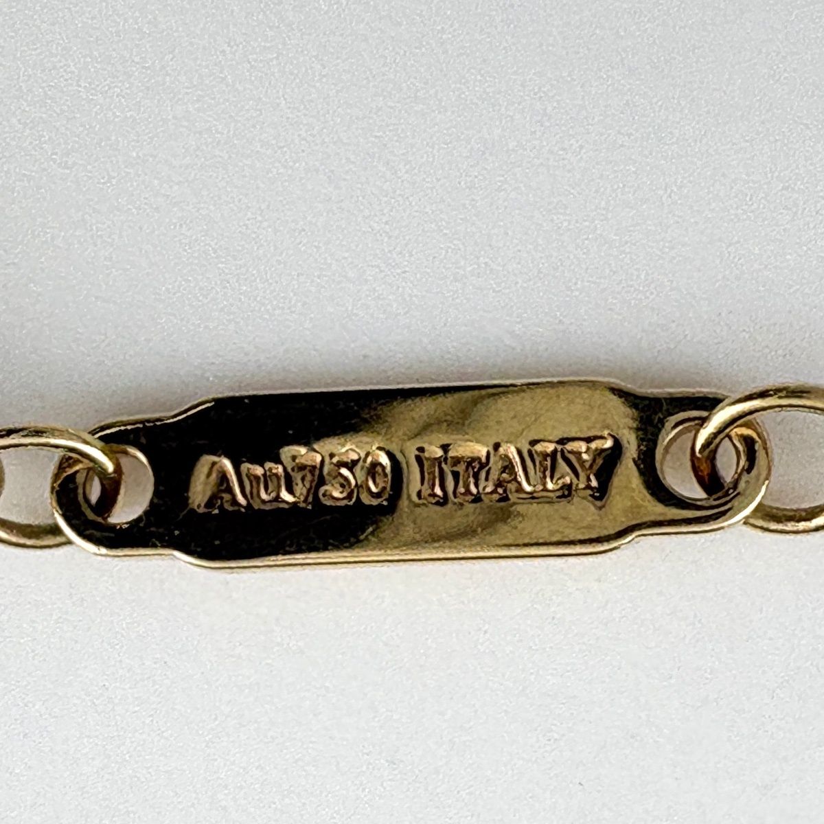 Tiffany & Co T Smile Mini Necklace YG Yellow Gold Pave Diamond — view 5