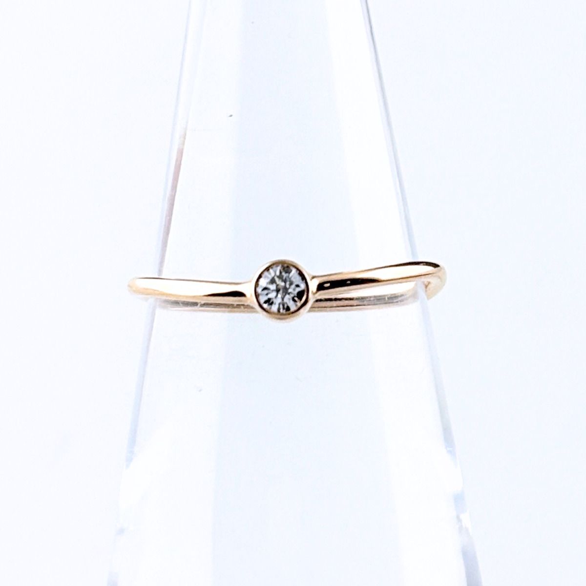 Tiffany & Co Wave Single Row Ring PG Pink Gold