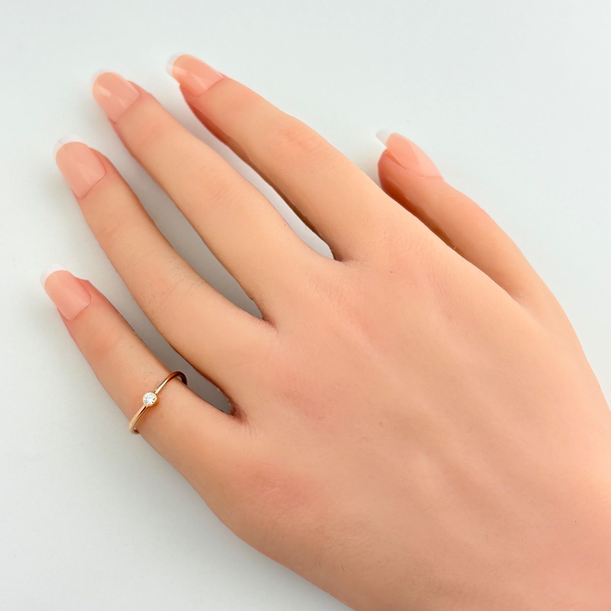 Tiffany & Co Wave Single Row Ring PG Pink Gold — view 5