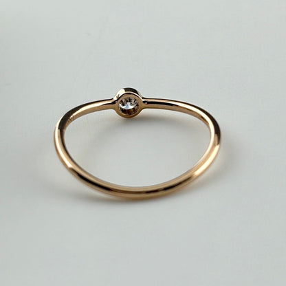 Tiffany & Co Wave Single Row Ring PG Pink Gold — view 4