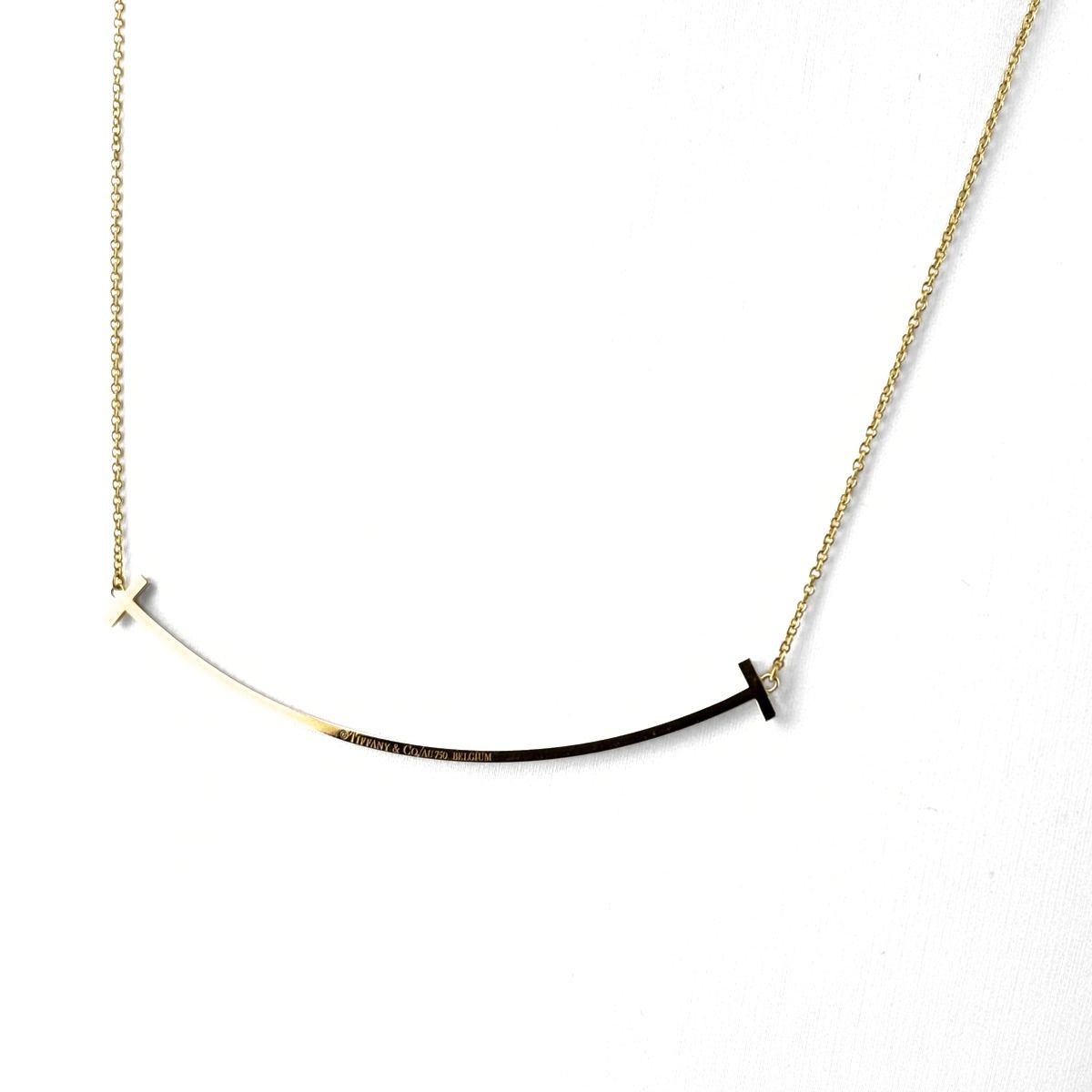 Tiffany & Co T Smile Pendant Large Pave Diamond — view 2