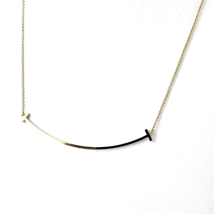 Tiffany & Co T Smile Pendant Large Pave Diamond — view 2