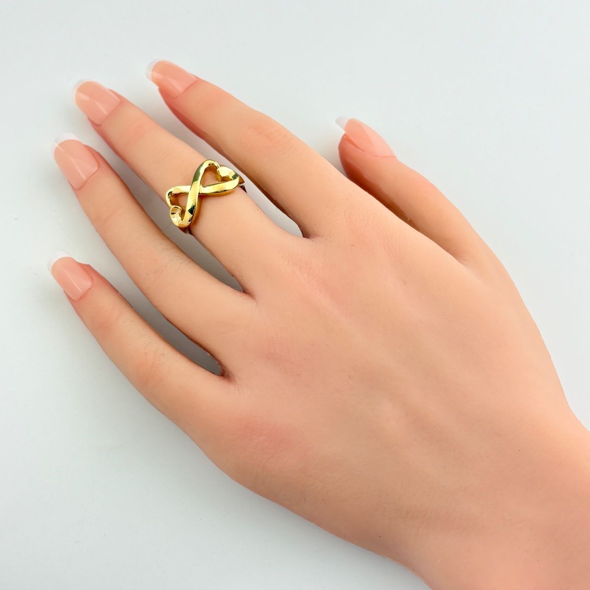 Tiffany & Co Double Loving Heart Ring YG Yellow Gold — view 4