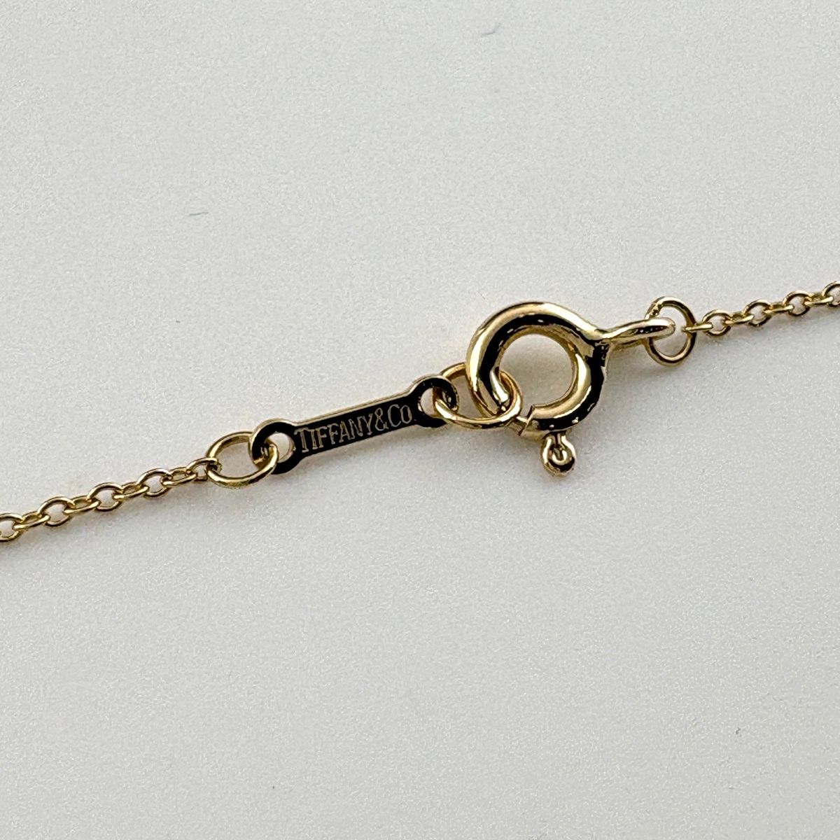 Tiffany & Co Double Loving Heart Necklace YG Yellow Gold Pendant — view 5
