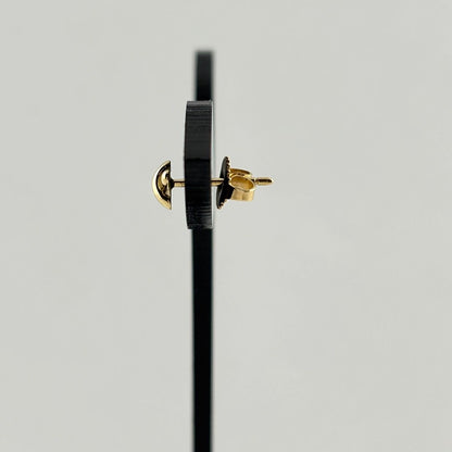 Tiffany & Co Cross Stitch Earrings Set YG Yellow Gold — view 2
