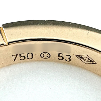 Cartier Lanier Ring PG Pink Gold Pave Diamond 750 Sapphire — view 8