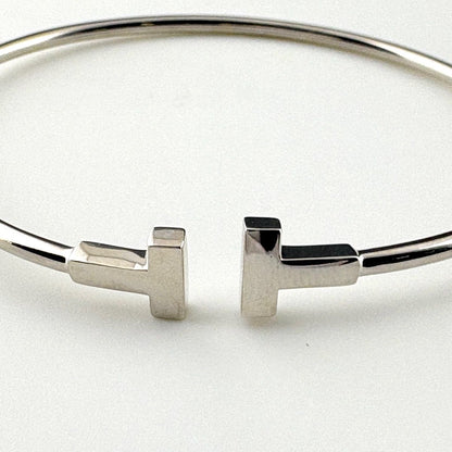 Tiffany & Co T Wire Bangle Bracelet — view 2
