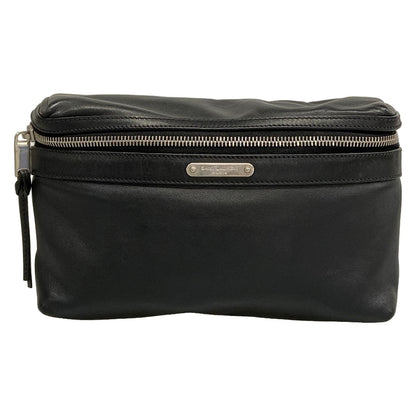 Saint Laurent Paris Waist Pouch City Belt Bag Black Leather