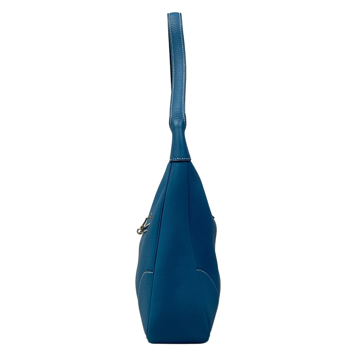 Hermes Shoulder Bag Trim 31 Blue Jean Silver — view 4