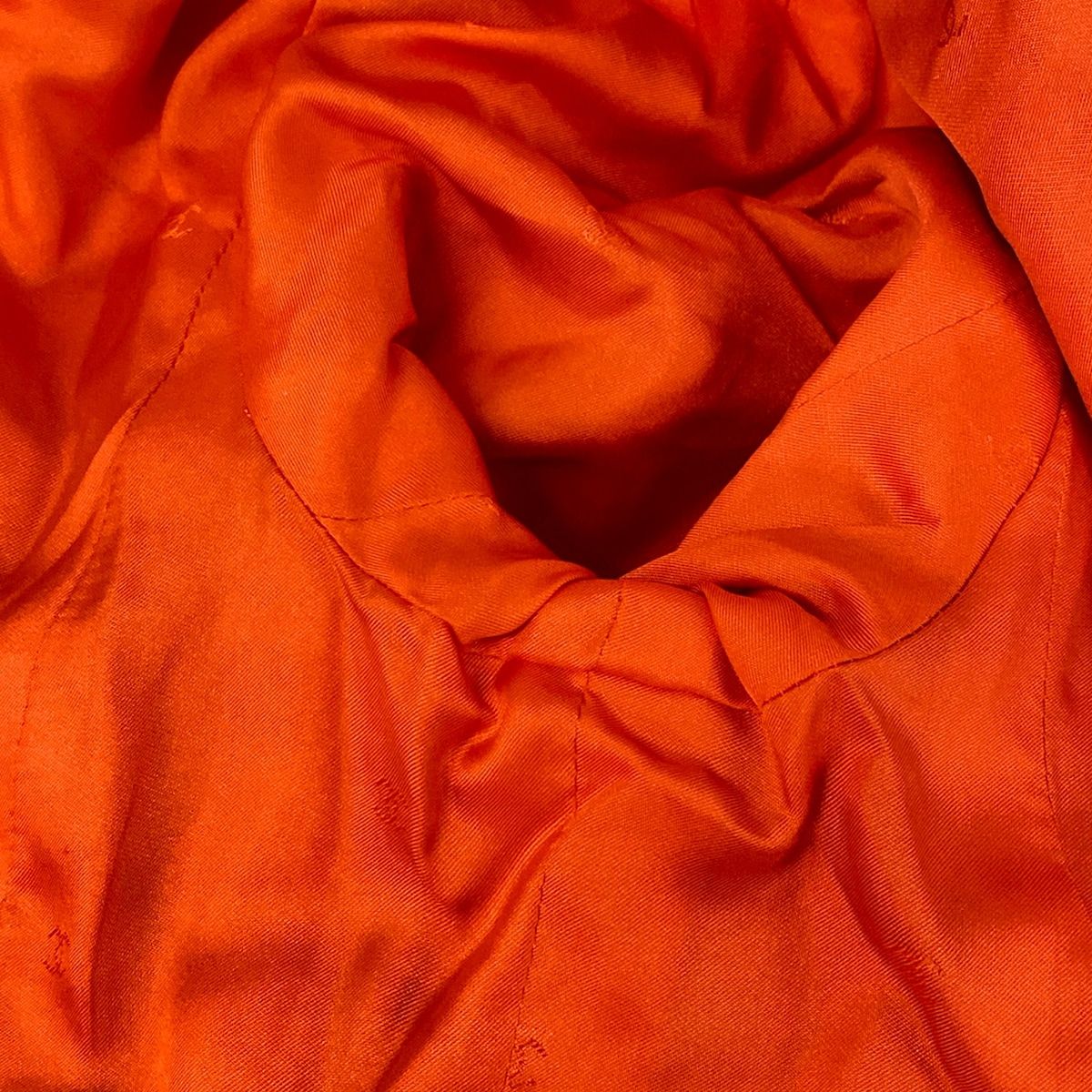 Chanel Skirt Orange Tweed Wool — view 9