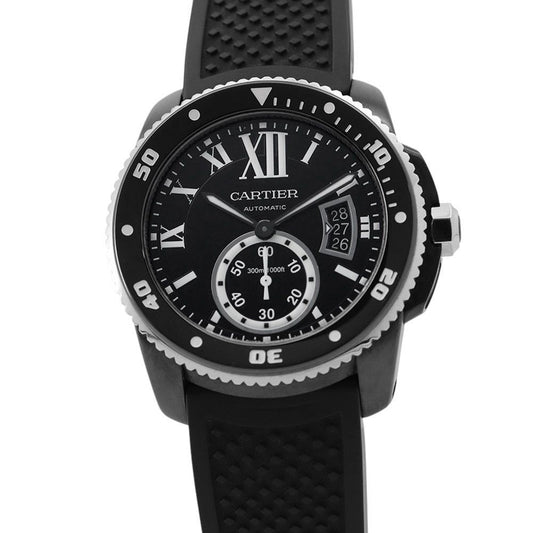 Cartier Caliber de Diver Carbon Watch Black Dial