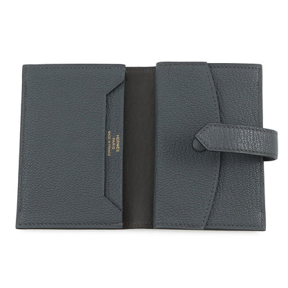 Hermes Card Case Bearn Mini Coin Purse Grimisty Gold Chevre Mysore — view 4